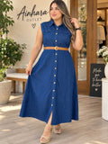 VESTIDO JEAN 094 COD 8053 foto 1