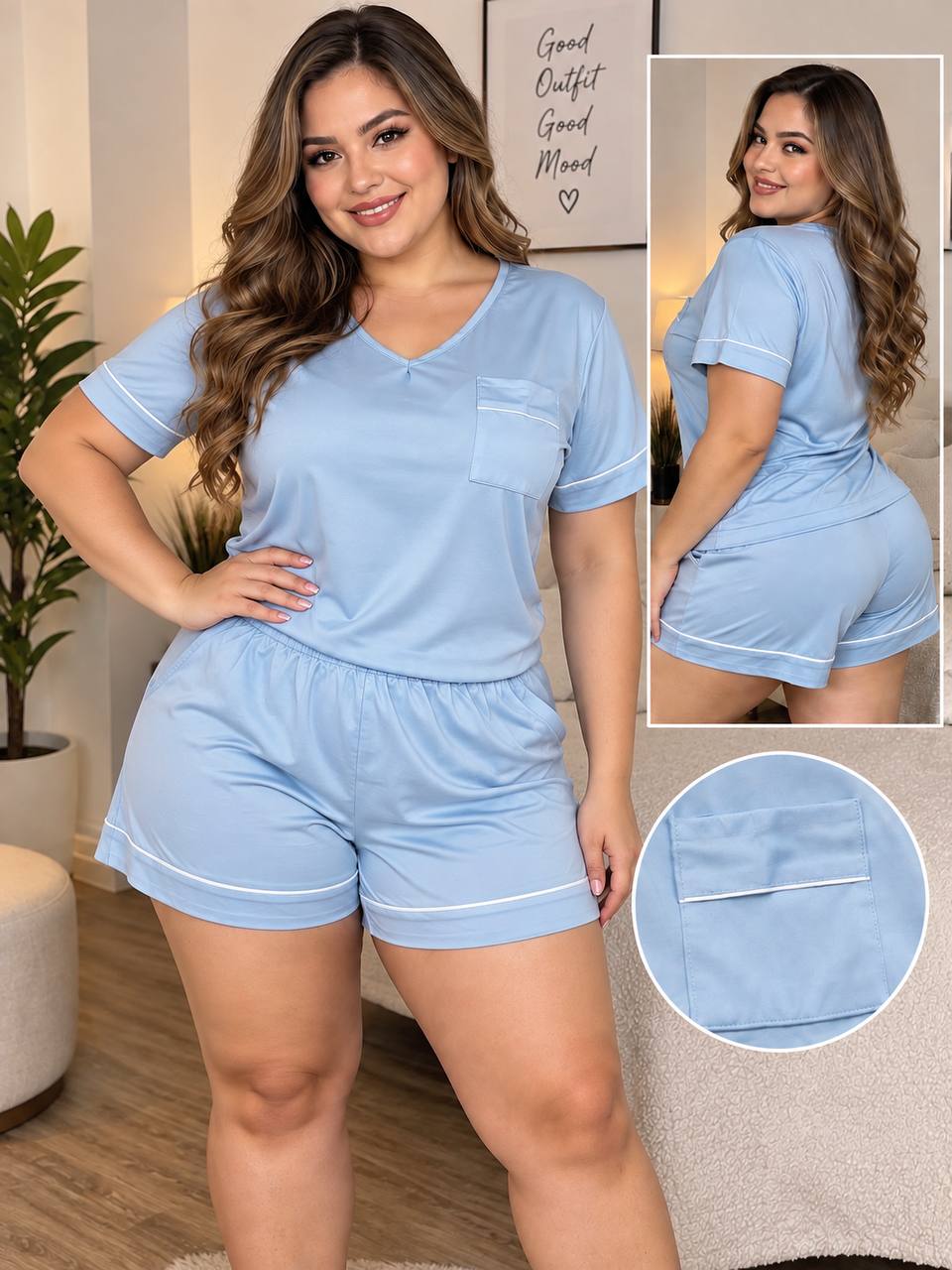 PIJAMA 9077 COD 8082 foto 1