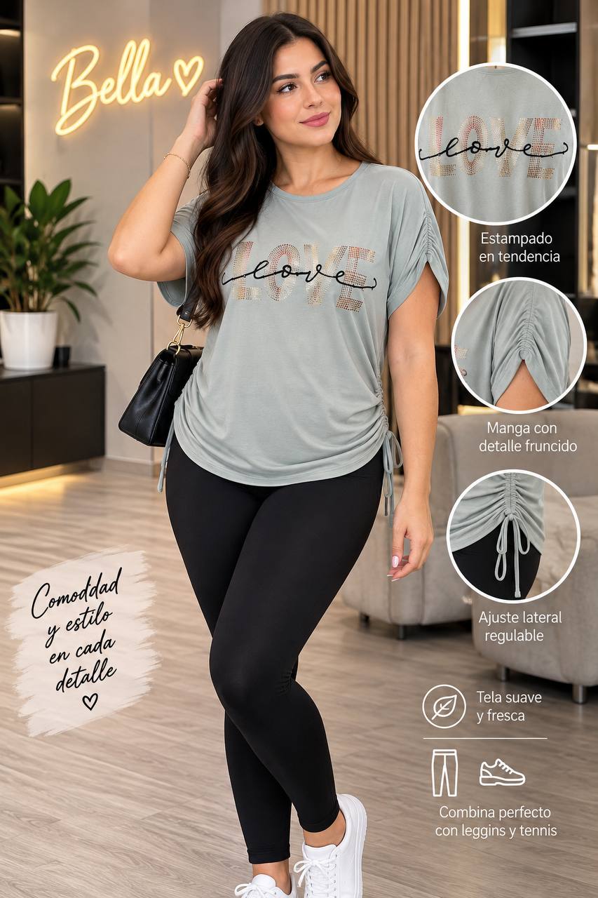 BLUSA LOVE COD 8118 foto 4